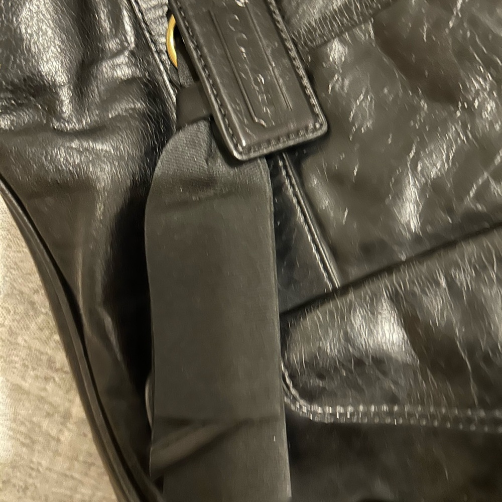Coach vintage black leather purse - Picture 5 of 11